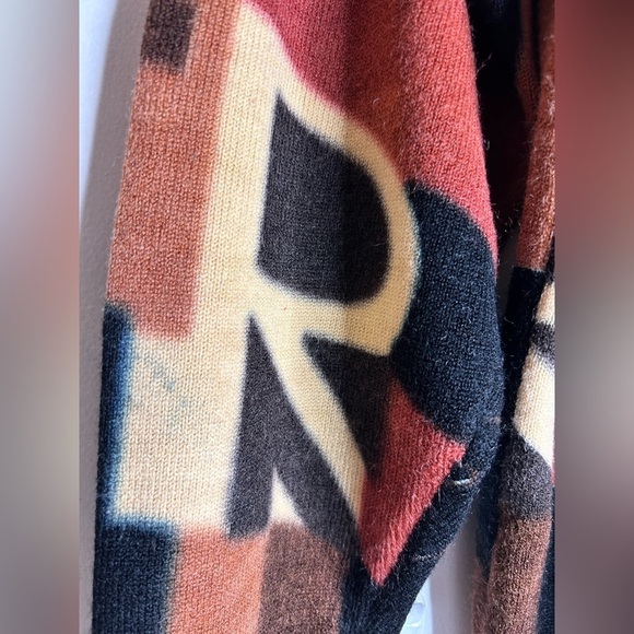 Geometry Button Cardigan Sweater Multi Size‎ XL - Picture 6 of 8